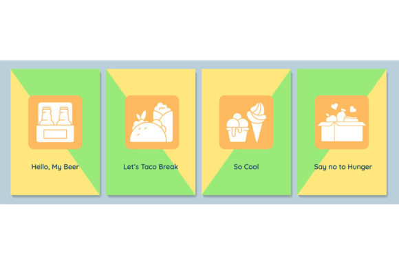 Celebrate International Food Day with Unique Greeting Cards and Glyph Icon Sets