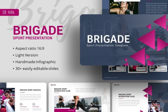 Google Slides Template - Brigade: Modern Presentation Design