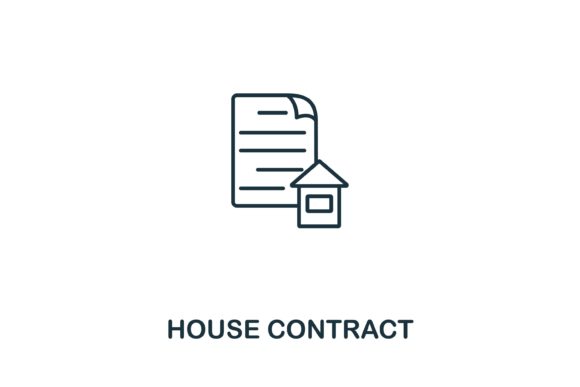 House Contract Icon: A Versatile Symbol for Modern Real Estate Design