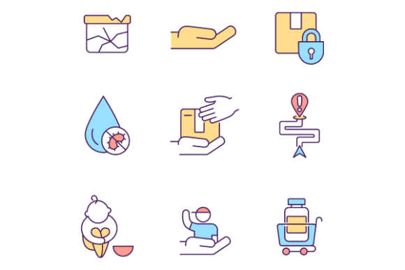 Humanitarian Aid Types Icons Bundle: A Comprehensive Visual Toolkit