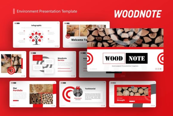 Presentation Template - Woodnote: A Practical Design Solution for Modern Storytelling