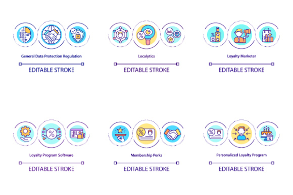 Unlocking Engagement with the Personalized Loyalty Program Icon Bundle